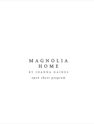 Magnolia Home Open Sheet Collection