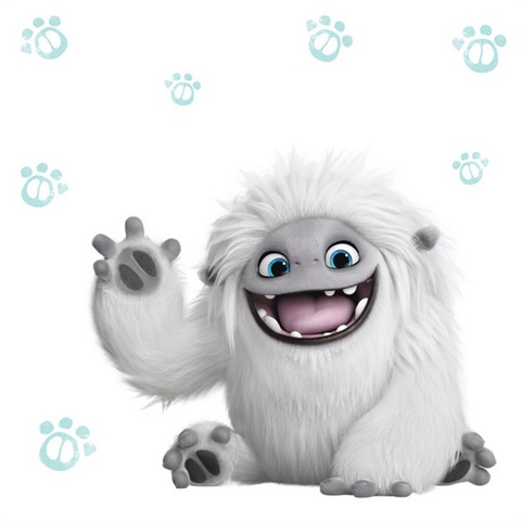 Abominable Peel And Stick Giant Wall Decals