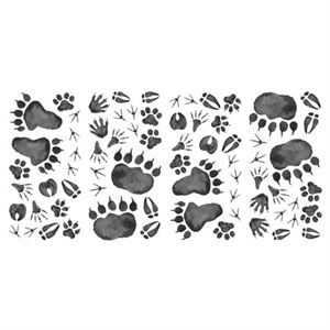 Animal Tracks Peel And Stick Wall Decals