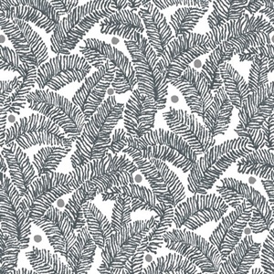 Athina Grey Fern Wallpaper