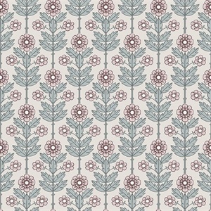 Aya Eggshell Floral Wallpaper
