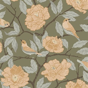 Bernadina Moss Rosebush Wallpaper