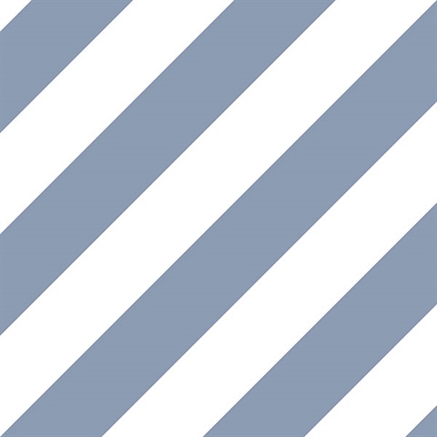 Blue and White Diagonal Stripes