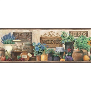 Brittany Black Antiques & Herbs Border