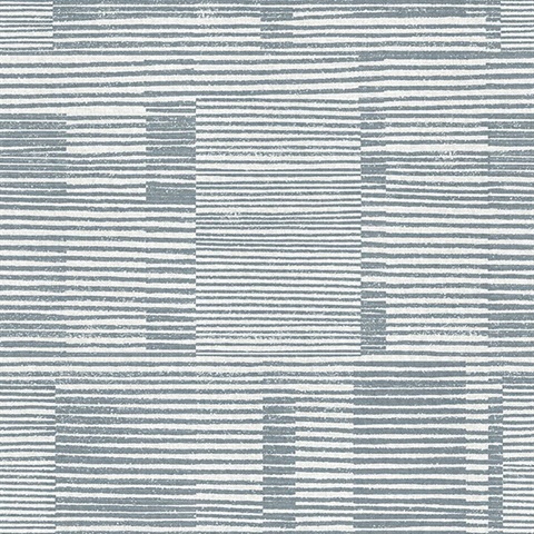 Callaway Denim Woven Stripes Wallpaper