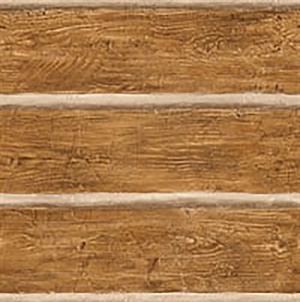 Chinking Chestnut Wood Panel Wallpaper