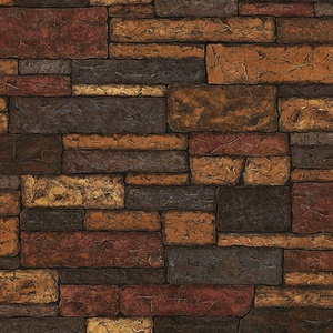 Clayton Charcoal Stone Texture Wallpaper