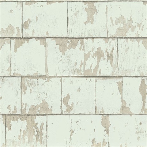 Clint Sage Weathered Wood Wallpaper