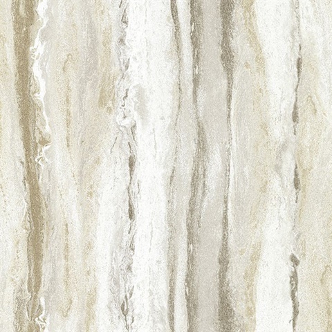 Delesse Gold Marbled Wallpaper