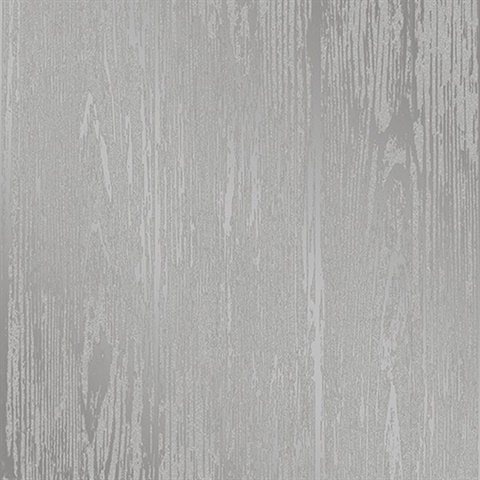 Enchanted Grey Woodgrain Wallpaper