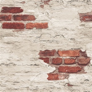 Exposed Brick Wallpaper
