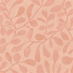 Fiona Pink Leafy Vines Wallpaper
