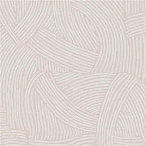 Freesia Taupe Abstract Woven Wallpaper