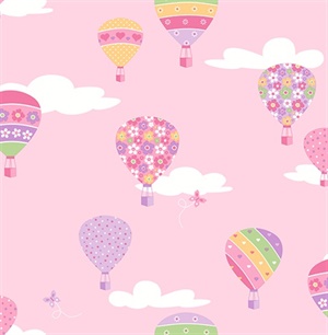 Hot Air Balloons Pink Balloons