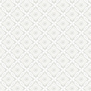 Hugson Grey Quilted Damask Wallpaper