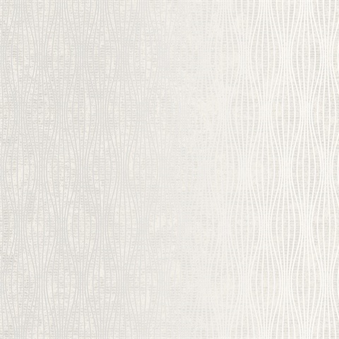 Kalix Light Grey Wave Wallpaper