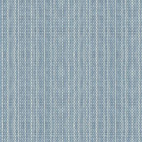 Kent Blue Faux Grasscloth Wallpaper