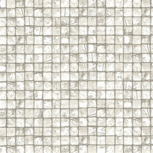 Kingsley Off-White Tiled Wallpaper