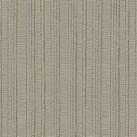 Kinsley Coffee Textured Stripe Wallpaper