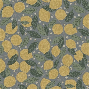 Lemona Blue Fruit Tree Wallpaper