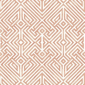 Lyon Coral Geometric Key Wallpaper