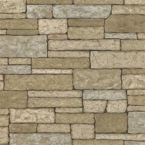 Madeline Grey Stone Texture Wallpaper