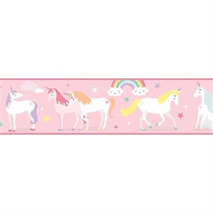 Magical Unicorn Peel & Stick Wallpaper Border
