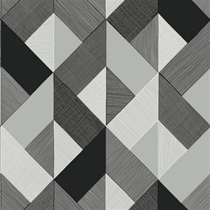 Marquetry Peel and Stick Wallpaper
