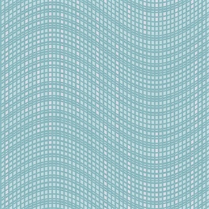Prudence Aqua Wave Wallpaper