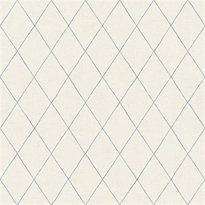 Rhombus Blue Geometric Wallpaper