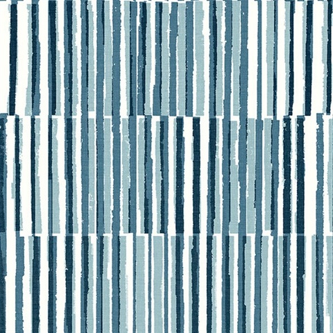 Sabah Teal Stripe Wallpaper