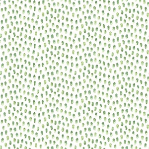 Sand Drips Green Painted Dots Wallpaper