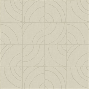 Taupe Batik Blok Peel & Stick Wallpaper