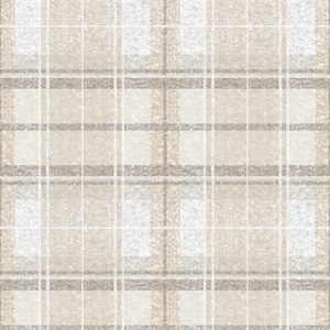 Tweed Plaid P & S Wallpaper