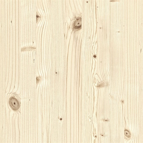 Uinta Cream Wooden Planks Wallpaper