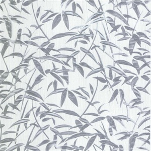 Vanda Grey Milano Leaves Wallpaper