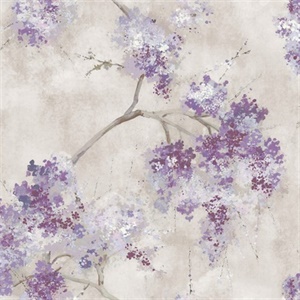 Weeping Cherry Tree Blossom P &amp; S Wallpaper