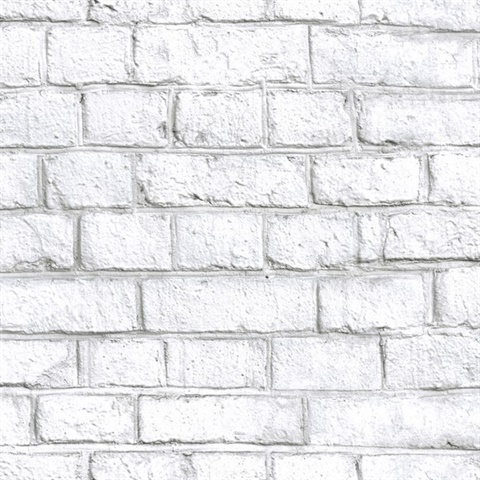 White Brick P & S Wallpaper