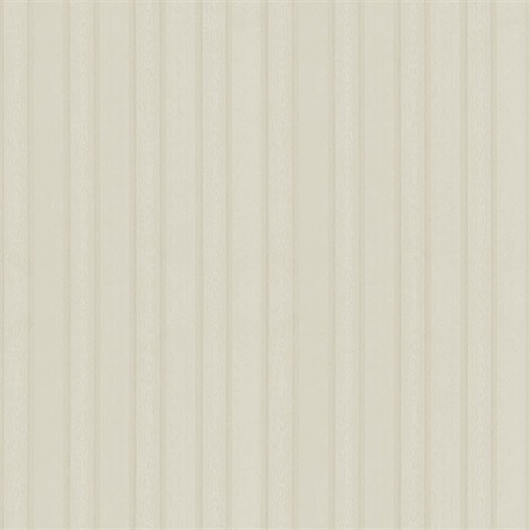 Zeta Cream Moire Stripe Wallpaper