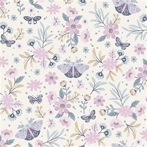 Zev Pink Butterfly Wallpaper